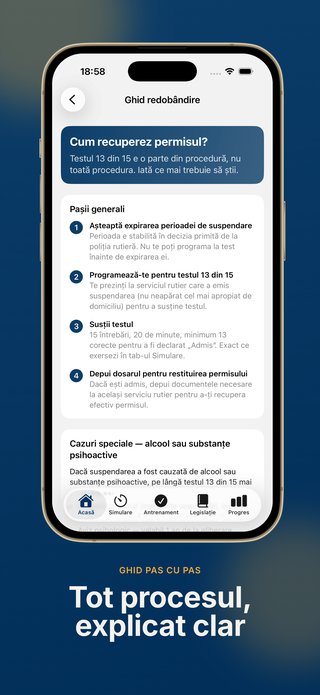 Ghid pas cu pas pentru redobândirea permisului